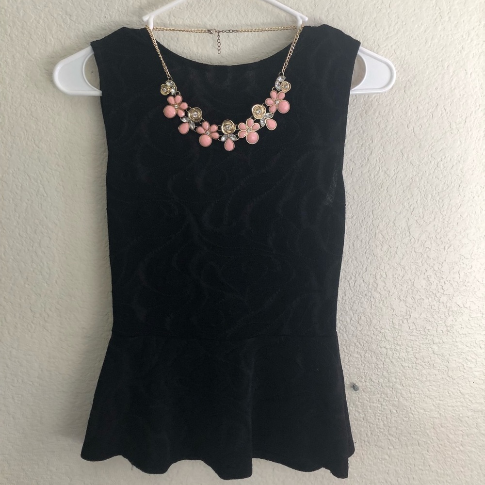 Black Papaya sleeveless blouse